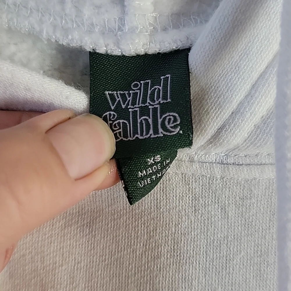 Wild Fable tie dye cropped hoodie sweatshirt - Picture 5 of 7